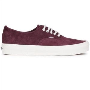 maroon suede vans